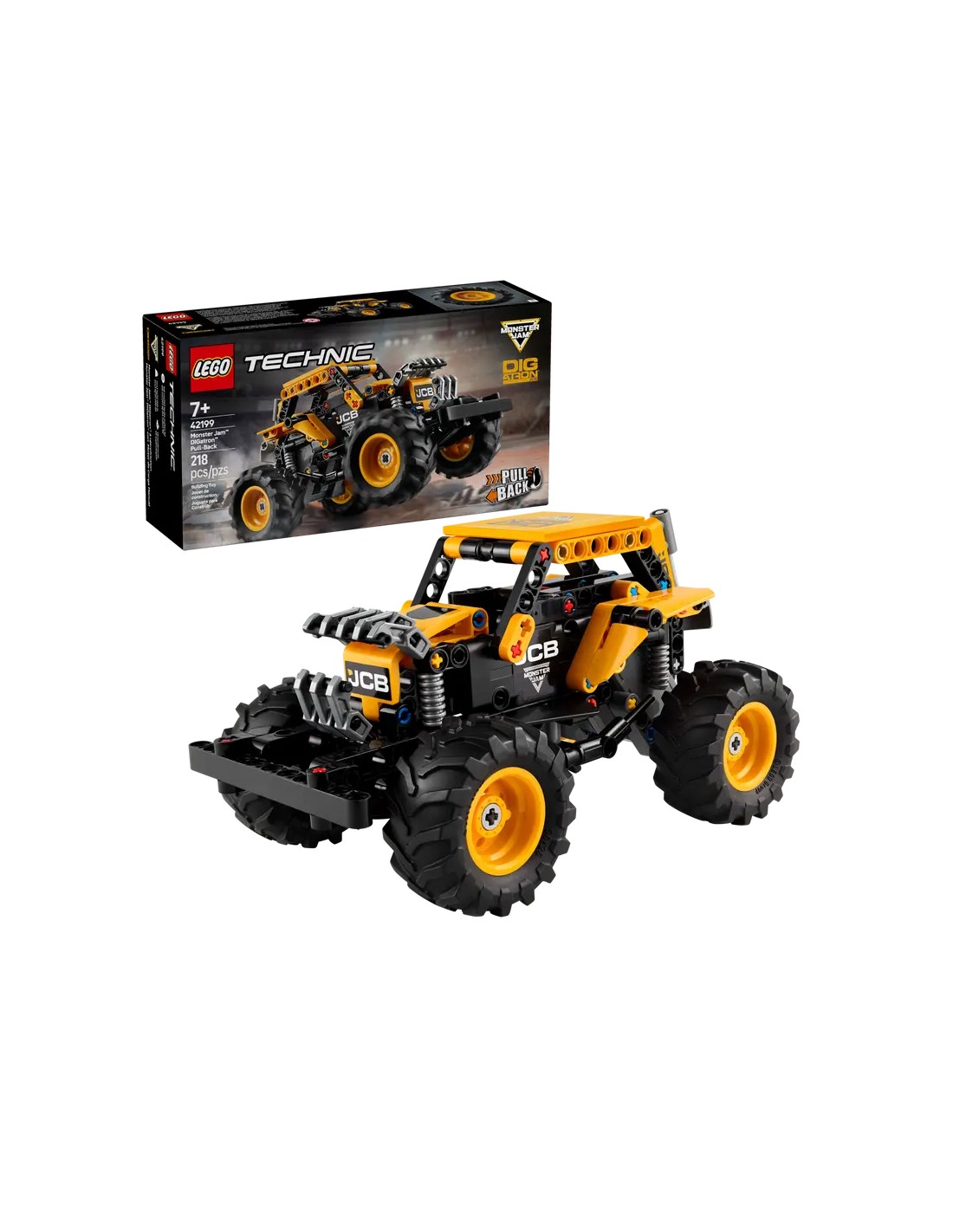 Lego technic pull back monster