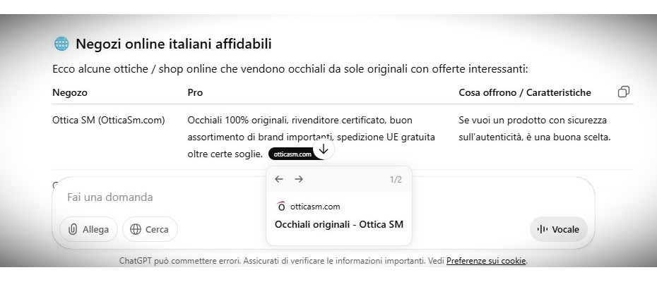 Geo negozio occhiali online 1